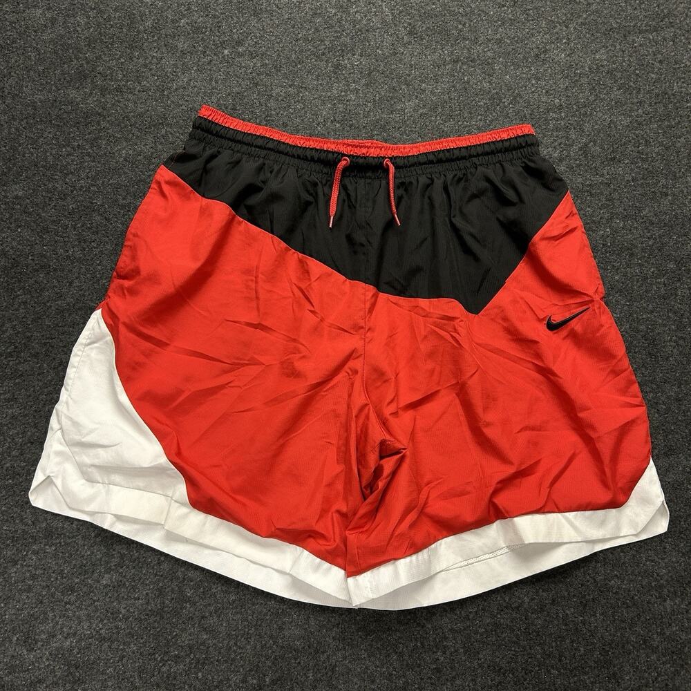 Nike Dri-FIT DNA Woven Basketball Shorts Men's 2XL Red White Black Athletic Gym